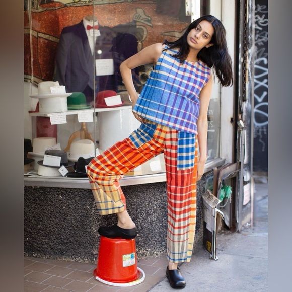 Ilana Kohn Tops - Ilana Kohn Kate Crop - Flannel Plaid - XS